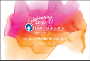 AHG Annual Ministry Report 2020-2021 Cover